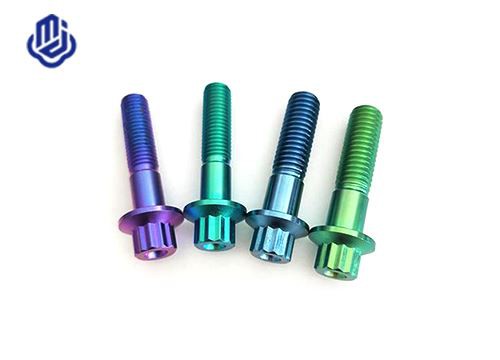 12-punkts flange titaniumbolte